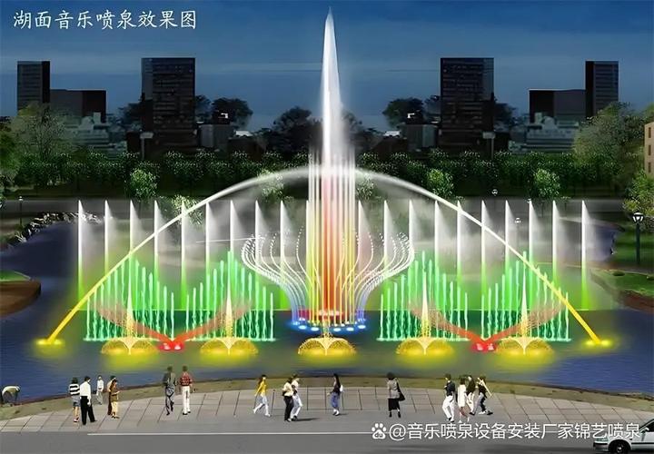 内蒙包头水景音乐喷泉安装调试